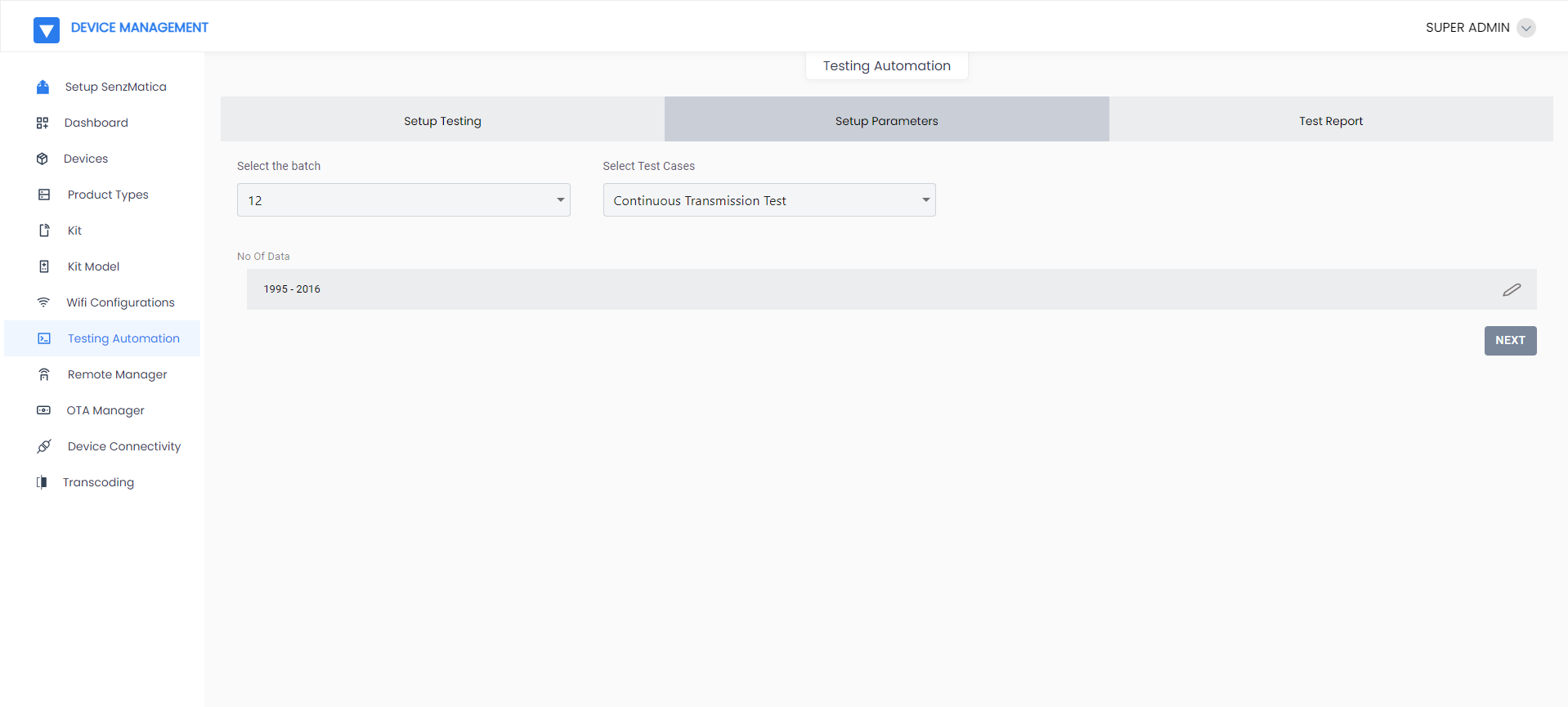 Test Automation for IoT Devices V2.0