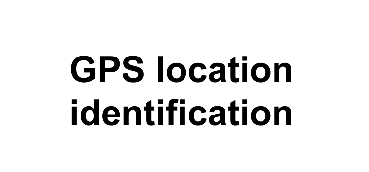 GPS location identification